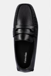 Calvin Klein мокасини дамски от кожа SQUARE DRIVER LTH (HW0HW02944)