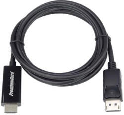 PremiumCord KPORTADK01-01 1 M DisplayPort HDMI Fekete video átalakító kábel (8592220011260)