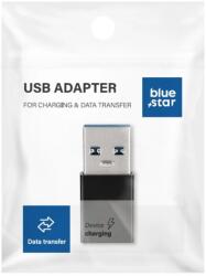 Blue Star USB Type-C - USB-A 3.0 adapter Blue Star - fekete