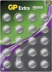 GP Batteries Extra CR2032 lítium gombelem, 20 darab (1042203220)