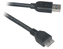 Akasa USB 3.0 A to Micro B 1 M USB A Micro-USB B Fekete USB kábel (AK-CBUB04-10BK)