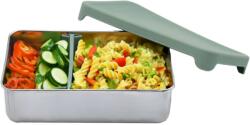 Melii rozsdamentes acél bento doboz, 740 ml, szilikon fedéllel, zöld (22220)