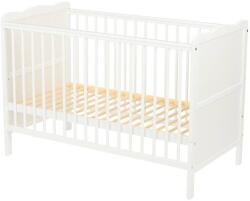 Qmini Patut din lemn multifunctional Qmini Julia 120x60cm Alb (6426972005487)