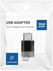 Blue Star USB Type-C - Micro USB adapter Blue Star - fekete