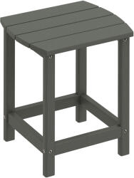 Outsunny Masă de grădină, masă de balcon rezistentă la intemperii din HDPE, masă de exterior, masă de camping pentru grădină terasă balcon 48x37x46 cm Gri | Aosom Romania (84G-878V00GY)