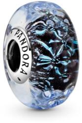 PANDORA Colours 798938C00 Hullámzó sötétkék óceán muránói üveg charm (Ag925/1000, 3, 1g)