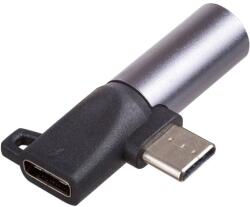 Akyga AK-AD-62 USB Type C - Jack 3.5mm - Fekete (AK-AD-62)