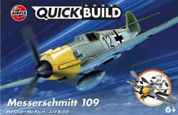 Airfix Model asamblat Airfix Militar : Avioane - QUICKBUILD Messerschmitt Bf109 - Asamblare fără lipici (AIRJ6001)
