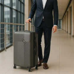 Leziter TraveLux Pro XXI gurulós bőrönd szett - pepita - 35 639 Ft