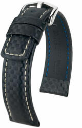HIRSCH CARBON 20mm vízálló Hi-Tech óraszíj (02592050-2-20)