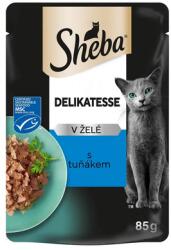 Sheba Delicacy 85g teljes értékű nedves eledel felnőtt macskáknak tonhalas darabkák zselében