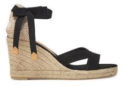 CASTANER női espadrillák, 025676-100, textil, 39 EU, fekete (0000304972508_39)