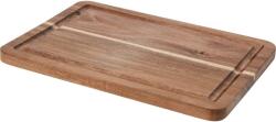 Excellent konyhai tálca, 28x20x1, 6cm, akácfából, nedvességálló, elegáns design (VTE-259694)