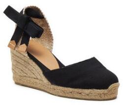 CASTANER Női espadrille, Castaner, fekete, textil anyag, kényelmes platform, 41 EU (0000304059285_41)