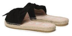Manebi női espadrillák, természetes bőr, fekete, 35-ös méret (0000302778102_35)