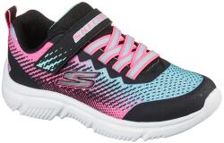 Skechers Skechers, Go Run 650 bebújós sneaker, fekete/rózsaszín/világoskék, 27 EU (302430L-BKMT-27)