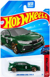 Mattel Hot Wheels: 2018 Honda Civic Type R zöld kisautó 1/64 - Mattel (5785/JJK87) - jatekshop