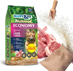 Happy&Fit Happy & Fit Natural Economy Adult with Lamb and Rice kutyatáp 12+2 kg