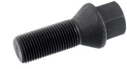 Invento Șuruburi M12x1, 25, filet 30 mm, scaun conic, K 17, negru (561-5076)