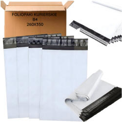 Real Plic curier alb Foliopak B4 260×350 mm, set 50 bucăți (RC006)