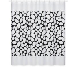 RPX-DUS Zuhanyfüggöny 90g / 180x200cm - Kavics-mintás (46760r)