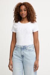 Liu Jo tricou pentru femei, din bumbac cu elastan PPY2-TSD1Y7_01X (VA6171.JS003)