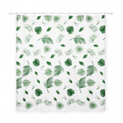 RPX-DUS Zuhanyfüggöny 90g / 180x200cm - Levél-mintás (46761r)