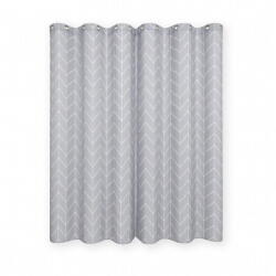 RPX-DUS Zuhanyfüggöny 90g / 180x200cm - Szürke-kocka-mintás (46758r)