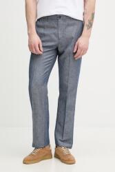 Benetton pantaloni pentru bărbați, cu amestec de in PPY2-SPM0C8_95X (4YQSUF03X)