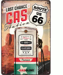 Route 66 fém tábla - 20x30cm