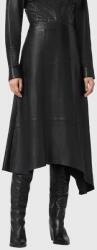 AllSaints fustă de piele PPY2-SDD01U_99X (W073RD)