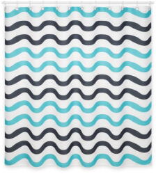 RPX-DUS Zuhanyfüggöny 70g / 180x200cm - Hullám-mintás (46762r)