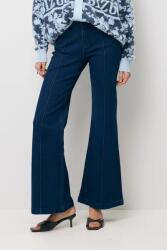 BIZUU blugi flared pentru femei BELINNA 99KK-SJD0LH_59X (BELINNA.GRANATOWY)