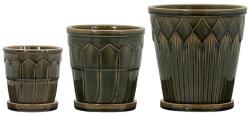 House Doctor set de ghivece cu farfurie din ceramică 99KK-DOU06F_87X (900001110)