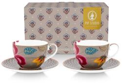 Pip Studio set de cești pentru cafea din porțelan siliconat 300 ml 99KK-FIU0GZ_MLC (51004219)