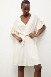 ANSWEAR nyári ruha lenvászonnal - bézs L