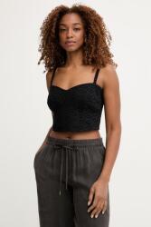 Guess crop top pentru femei, din bumbac SHARON PPY2-TSD15A_99X (W6GH47.W1880)
