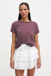 Marc O'Polo póló női pamut - burgundia XL