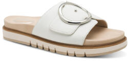 Tamaris Comfort fehér női bőr papucs 87106-42-108 07779