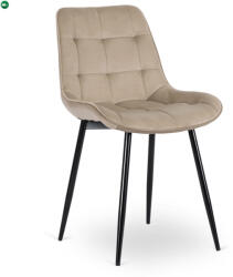 Mebel Elite CHRIS szék bézs bársony