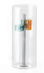 Philippi vază decorativă din sticlă borosilicată L 99KK-DRU1LU_TSP (P294002)