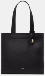 Furla vászontáska női bőr Divide It M Tote - fekete Univerzális méret