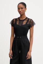 Morgan Blúz női viszkózzal - fekete L - answear - 15 990 Ft