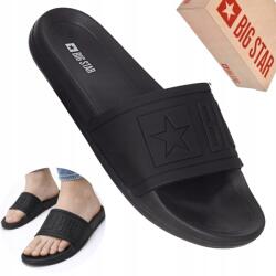 Big Star DD174690 férfi gumi papucs vízálló, fekete (BM82131)