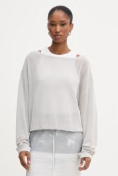 Patrizia Pepe pulóver női pamut - szürke 36