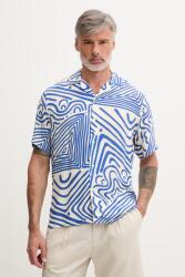 OAS férfi viszkóz ing - kék L