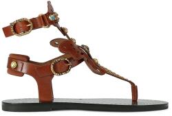 Kurt Geiger London női pántos bőr szandál Boho Butterfly Gladiator - barna Női 40