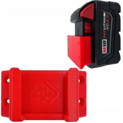 P4U Milwaukee M18 akkumulátor tartó (MIL000001-R)