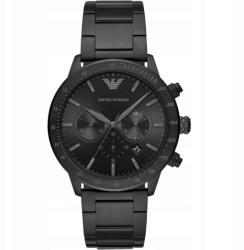 Giorgio Armani AR11242 férfi karóra fekete szíjjal, fekete számlappal, 43 mm-es dobozzal (AR11242)