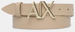 Armani Exchange női bőr öv - bézs 80 - answear - 16 090 Ft
